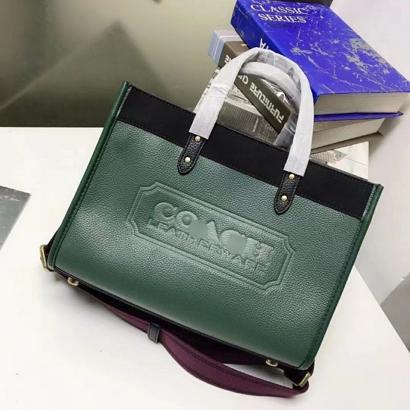 TÚI Coach Field Tote 30 WITH COACH BADGE