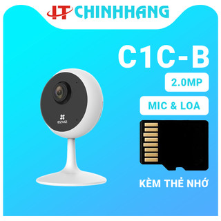 Camera EZVIZ C1C KÈM THẺ NHỚ IP hồng ngoại không dây 2.0 Megapixel EZVIZ  - BẢO HÀNH 2 NĂM