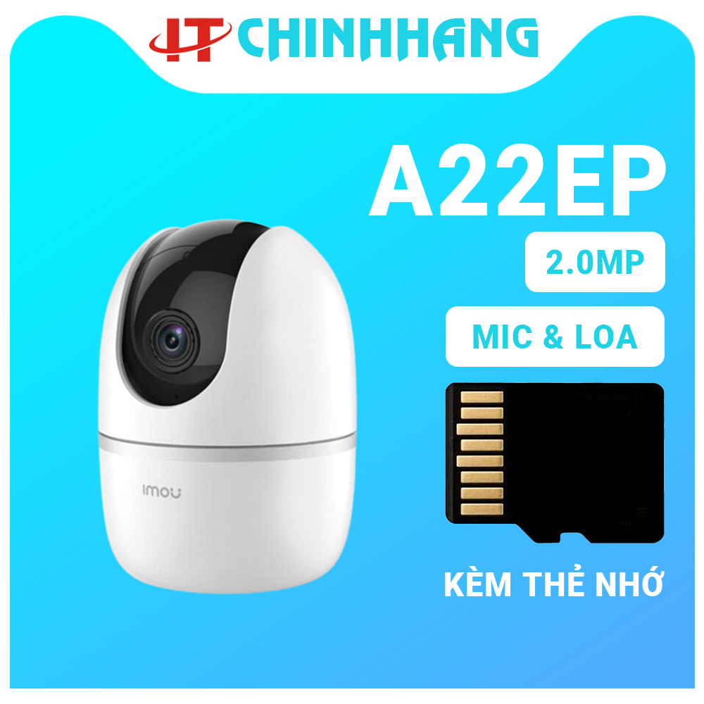 Camera A22EP IP hồng ngoại không dây 2.0 Megapixel DAHUA IPC - A22EP và C22EP - IMOU - Chính Hãng