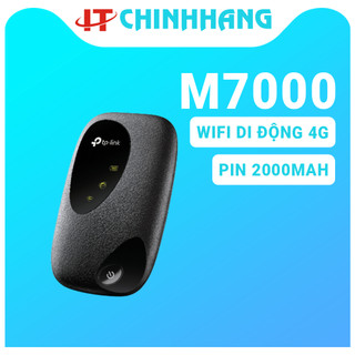 Bộ phát WiFi Di Động BẰNG SIM 4G LTE Tp-link M7000 - Hàng Chính Hãng