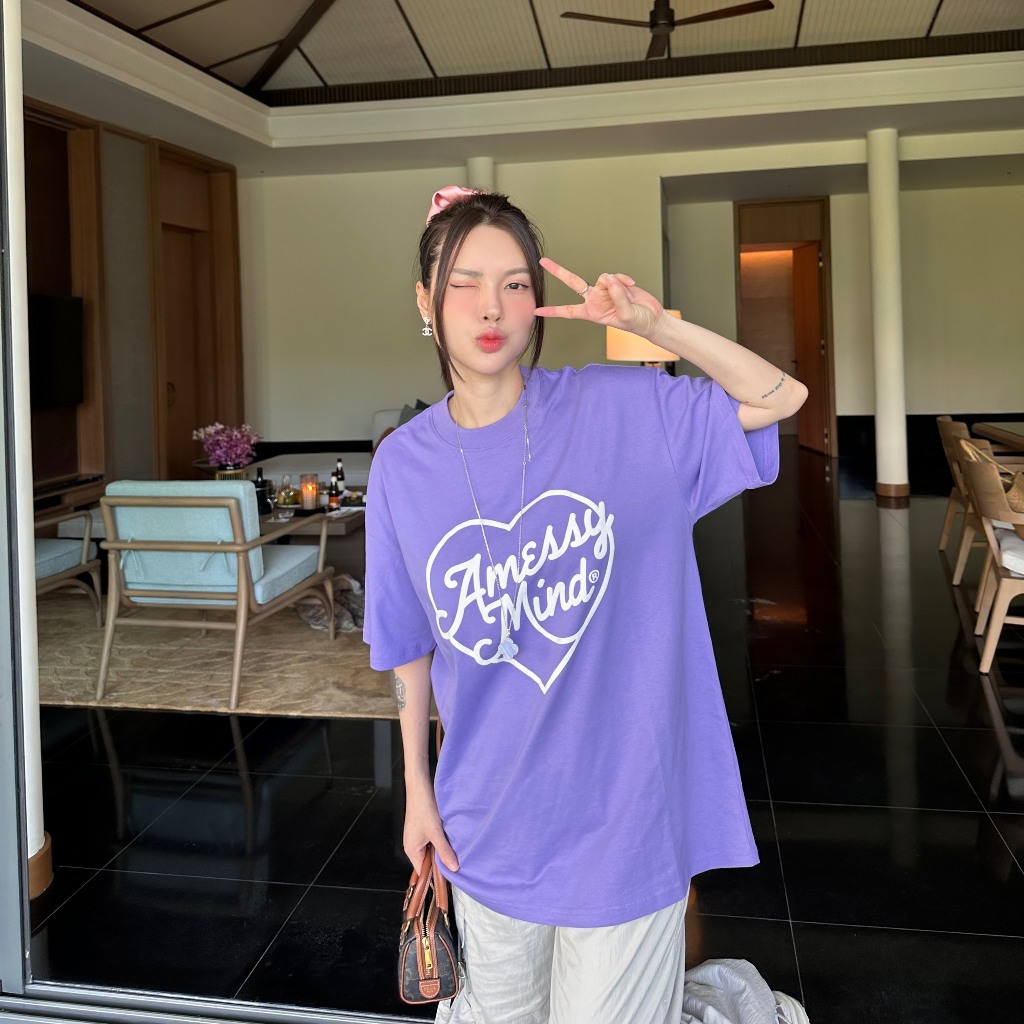 ÁO THUN REAL LOVE VIOLET AMM