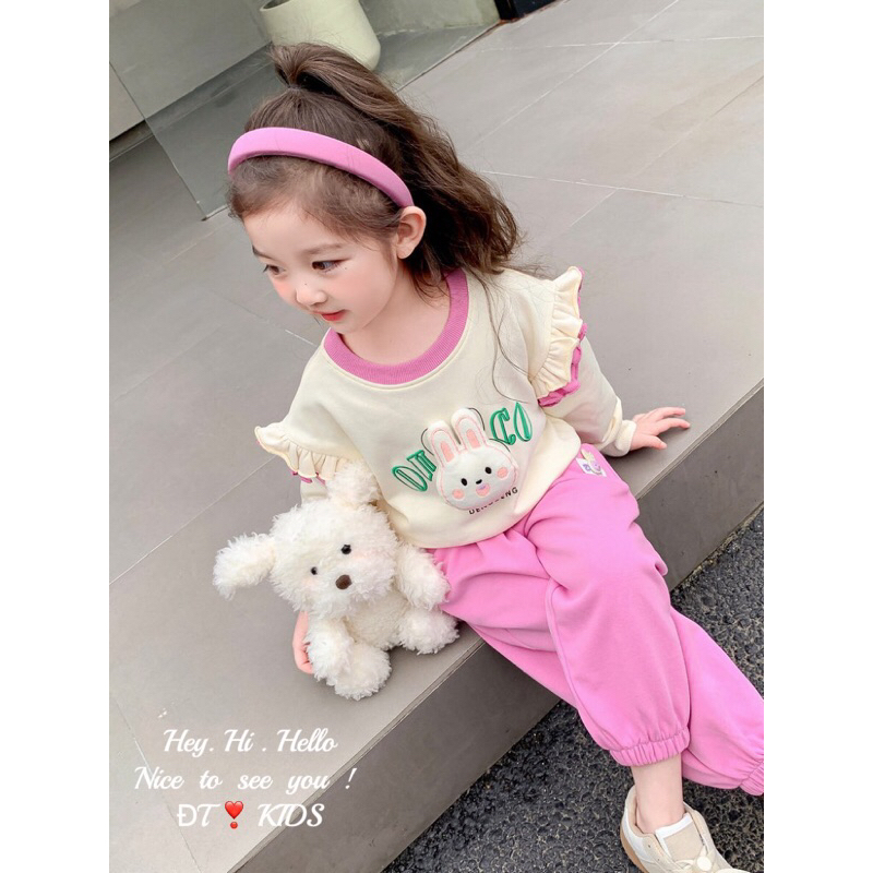 Set bộ thu đông dài tay cho bé gái