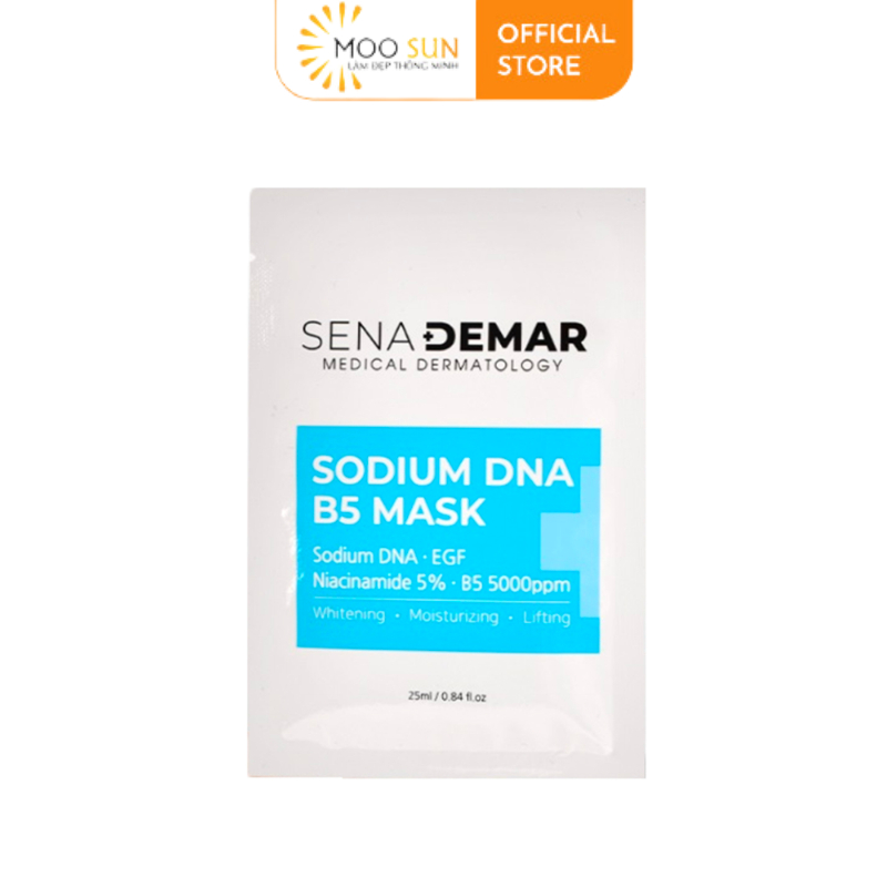 Mặt Nạ Dưỡng Trắng, Phục Hồi Và Tái Tạo Da SenaDemar Sodium DNA B5 Mask