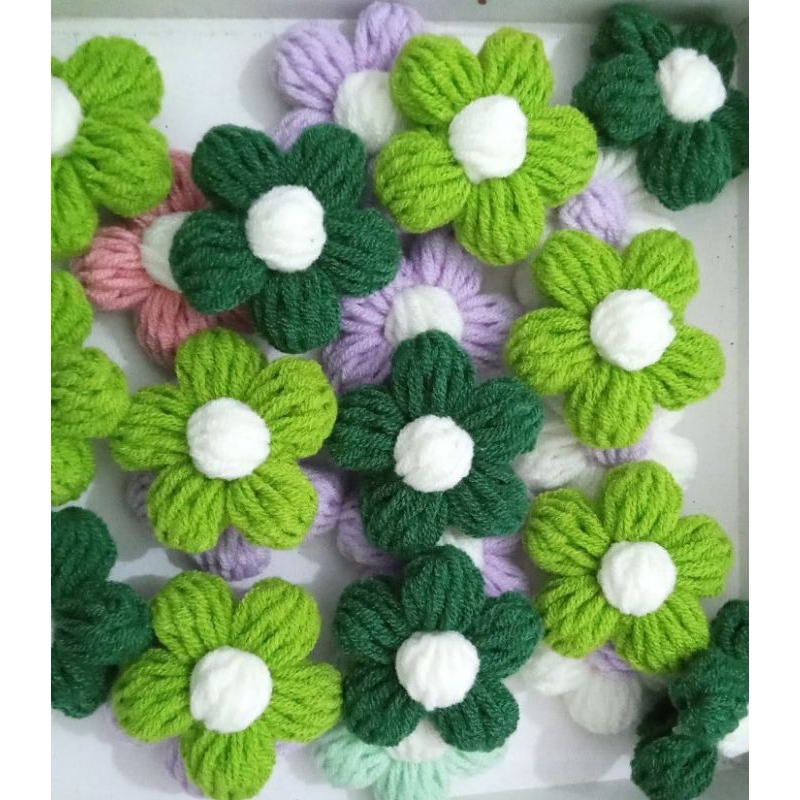 hoa len 5 cánh mini handmade | Bosshandmade