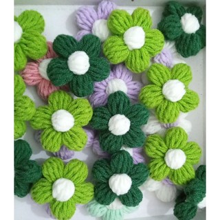 Hoa len 5 cánh mini handmade | Bosshandmade