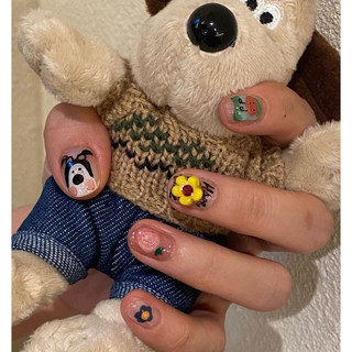 Nailbox thiết kế dáng móng tay ngắn style hàn siêu xinh