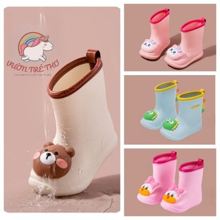 [SẴN-HỎA TỐC] Ủng Đi Mưa Cho Bé - Giày Chống Trượt Dã Ngoại/Picnic mẫu 3D 2024 Siêu Đáng Yêu Cho Bé