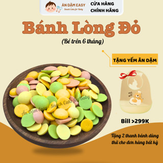 Bánh lòng đỏ trứng gà vị rau củ - Ăn Dặm Easy, bánh ăn dặm cho bé 6 tháng