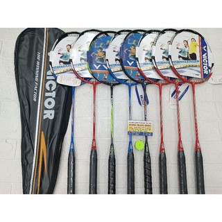 Vợt cầu lông victor khung crôm cao cấp tặng túi+ quấn cán