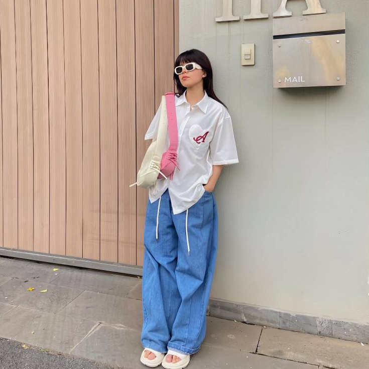 Áo sơ mi LOVE POCKET TRẮNG AMM