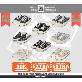 [ HÀNG CHÍNH HÃNG ] Giày Sục MLB Mule Mono & Slip On New York NY Đủ Màu ( Update Màu/Size liên tục ) REAL AUTHENTIC 100%