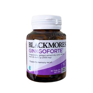 ( Lọ 80 Viên ) Viên Uống Hỗ Trợ Tăng Cường Trí Nhớ Blackmores GinkgoForte Úc ( Ginkgo Forte 80 viên)