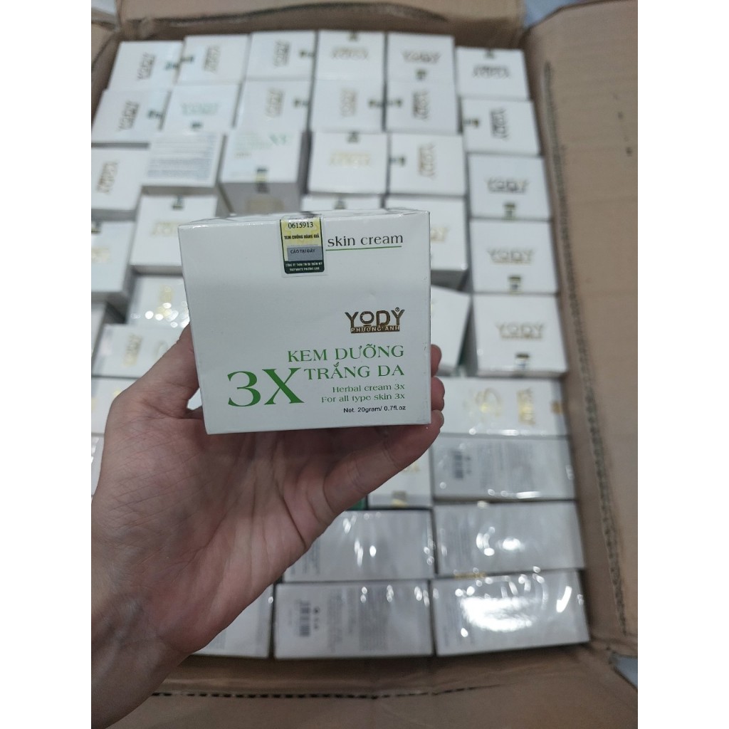 Kem 3x Phương Anh, kem dưỡng trắng da ban ngày