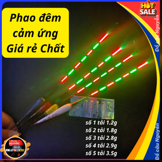  Phao câu cá đêm đổi màu báo đỏ giá rẻ chất tặng kèm pin   ĐỒ CÂU NGUYỄN  