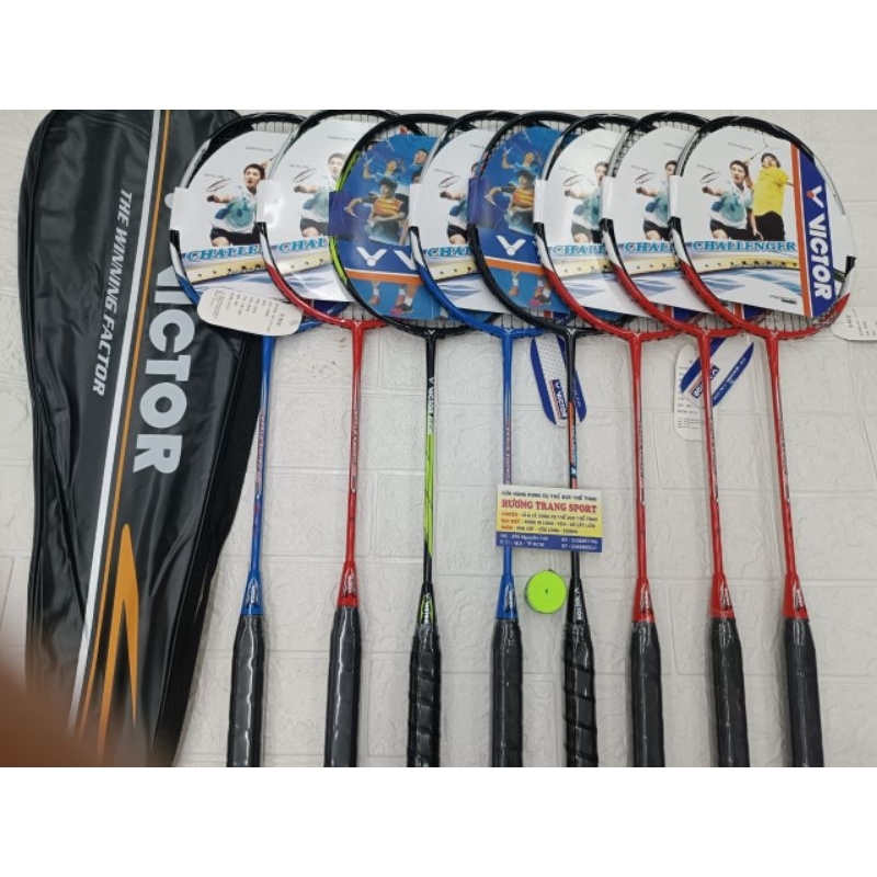 Vợt cầu lông victor khung crôm cao cấp siêu nhẹ tặng túi & quấn cán