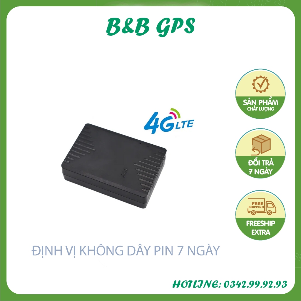 Định vị không dây, Định vị GPS 4G PHẦN MỀM MIỄN PHÍ bảo hành chính hãng PIN 7 NGÀY 2B-20D