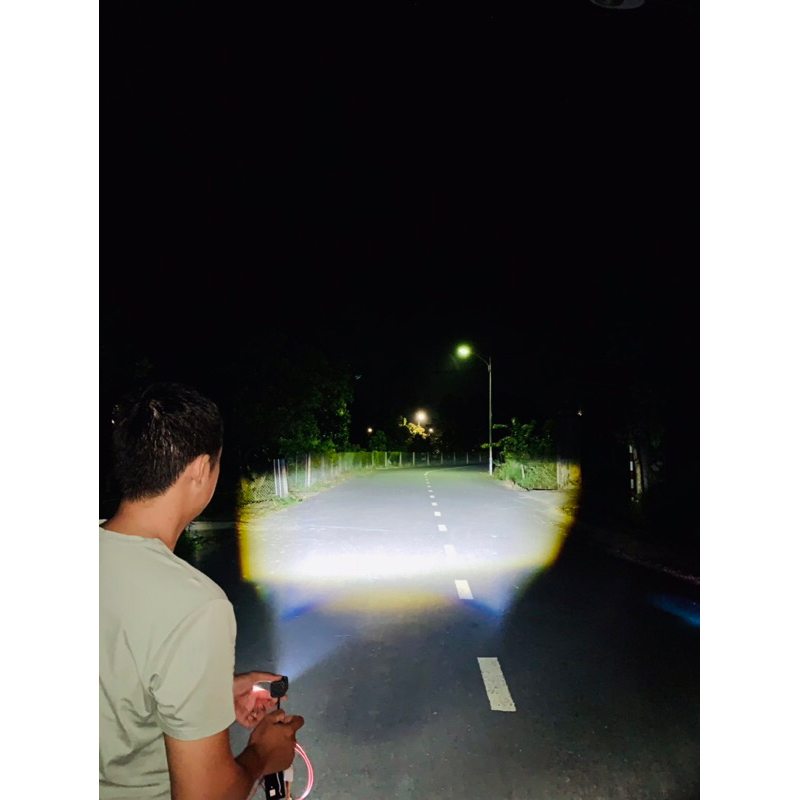 Bi cầu Mini 2 màu M ONE + chính hãng MA RACING, 1 bóng 35W