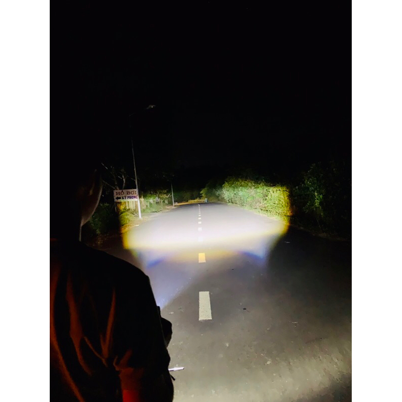 Bi cầu Mini 2 màu M ONE + chính hãng MA RACING, 1 bóng 35W