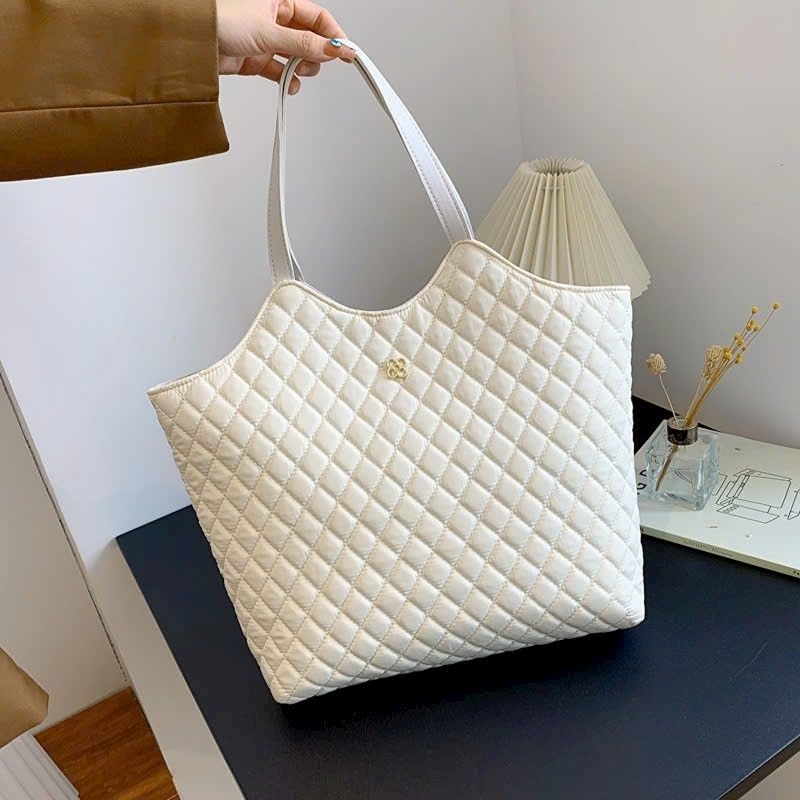 Túi Tote Nữ Đeo Vai Trần Trám Vải Dù, Túi Xách Nữ Công Sở Size 44cm