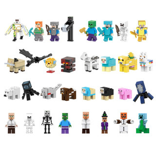 Mô Hình Lắp Ráp Minecraft, My World, Game Minecraft, Minifigures Minecraft, Xếp Hình Minecraft