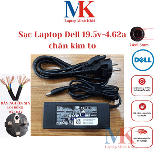 Sạc Laptop Dell 19.5V-4.62A I CHÍNH HÃNG LAPTOPMINHKHOI
