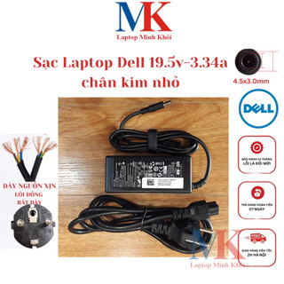 Sạc Laptop Dell 19.5v-3.34a đầu kim chân nhỏ I CHÍNH HÃNG LAPTOPMINHKHOI