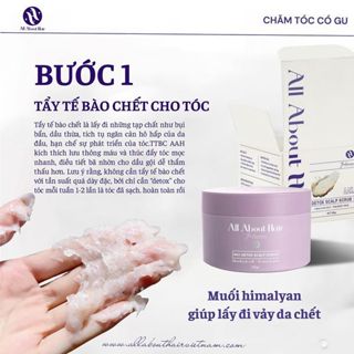 TẨY TẾ BÀO CHẾT DA ĐẦU AAH SCALP SCRUB HAIR SCRUB tẩy tế bào chết giúp tóc