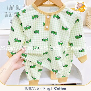 Bộ đồ ngủ tay dài cho bé nhiều hoạ tiết xinh xắn 6-17kg, TUTI77