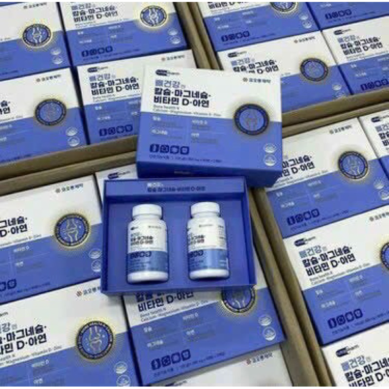 sản phẩm bổ xung canxi magie vitamin D và kẽm