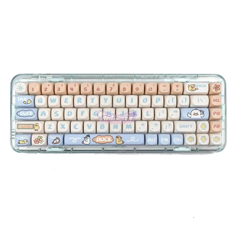 Nút bàn phím cơ keycap duck, rabbit, cat MOA profile 139 nút