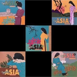 Bộ 5 đĩa cd nhạc tuyệt phẩm asia- cd thử dàn âm thanh