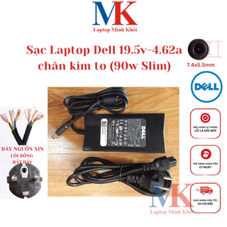 Sạc Laptop Dell 19.5v-4.62A slim I CHÍNH HÃNG ZIN(LOGO DELL) LAPTOPMINHKHOI