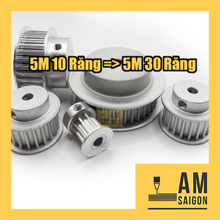 Puly 5M (Pulley 5M) - BF 5M [10 Răng - 30 Răng] bản 16 đủ kích thước trục