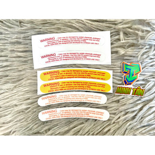 Bộ 2 tem Warning dán niềng xe