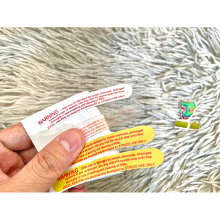Bộ 2 tem Warning dán niềng xe