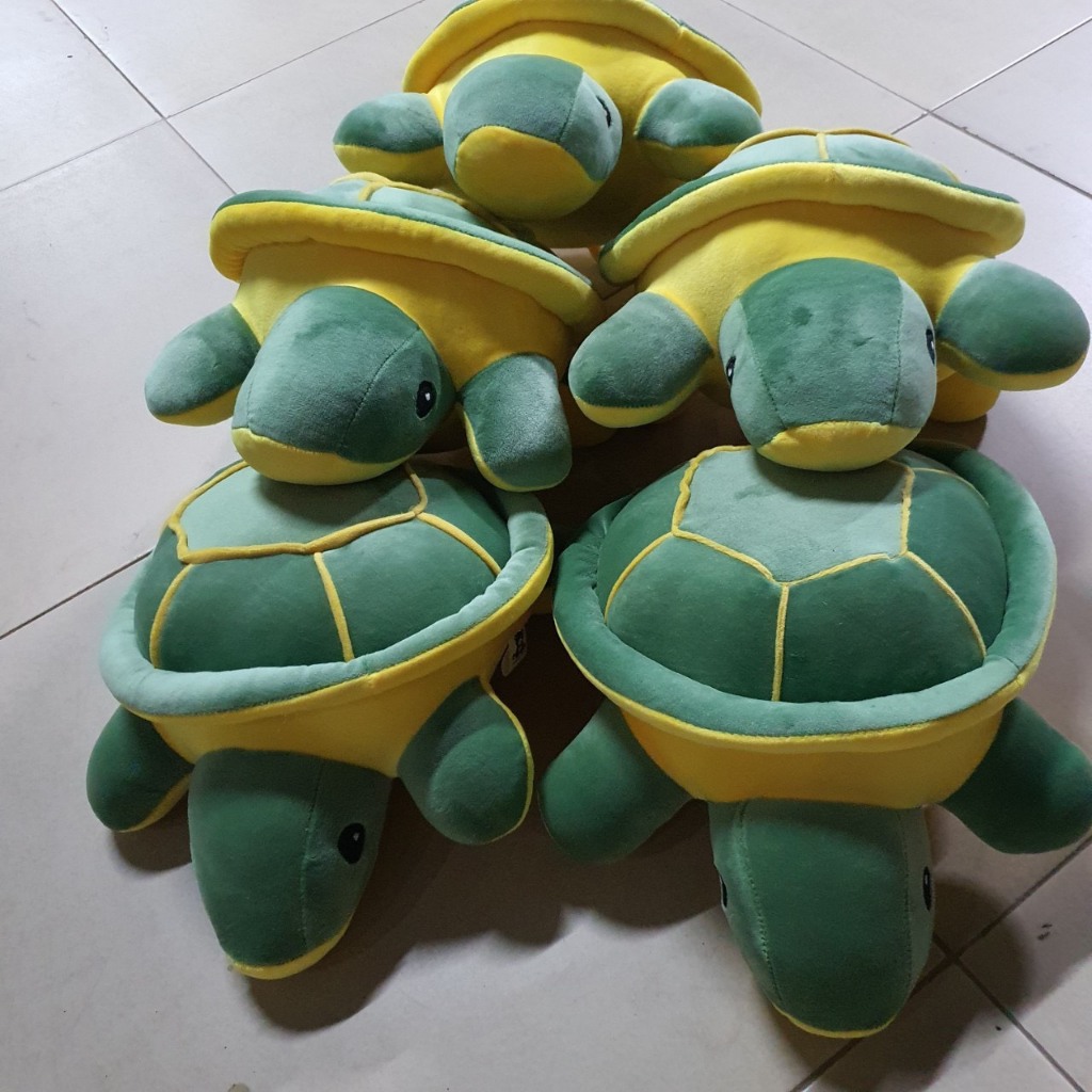Rùa Bông Vải Nhung Mềm Mịn - Gấu Bông hình Con Rùa Vải Miniso Cao Cấp Làm Quà tặng Đồ Chơi - SANBEO.VN