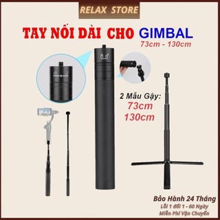Gậy nối dài gimbal điện thoại kéo dài 73 cm và 130cm Hợp kim nhôm size ốc 1/4 inch