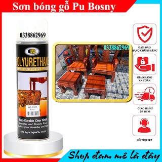 Sơn xịt bóng gỗ PU Polyurethane Bosny