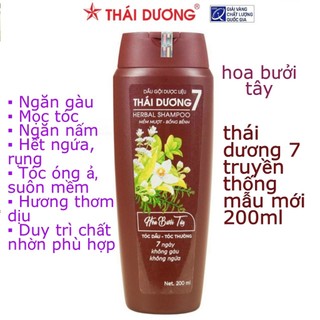 Dầu gội dược liệu Thái Dương 7 - chai 200ml