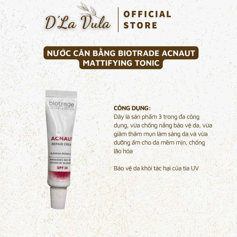 Bộ giảm mụn Biotrade Acnaut Mini 4 sản phẩm