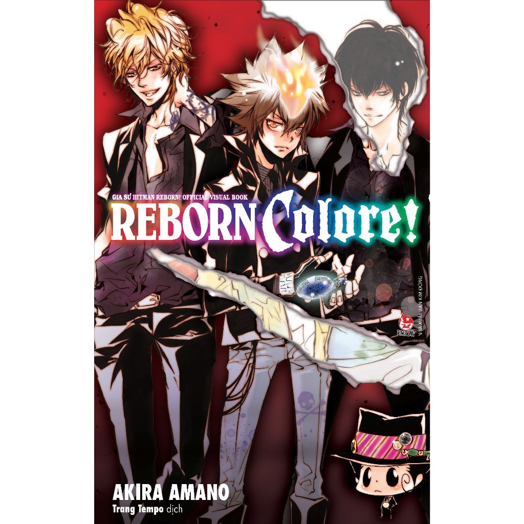 Sách Gia Sư Hitman Reborn! Official Visual Book: Reborn Colore! - Tặng kèm Sticker - Poster phân loại riêng NXB Kim Đồng