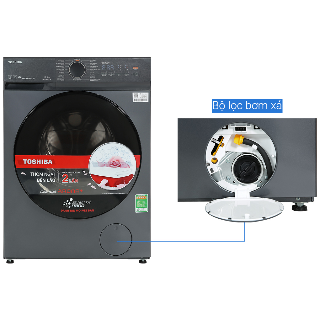 TW-T21BU115UWV - Máy giặt Toshiba Inverter 10.5 kg TW-T21BU115UWV