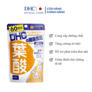 Tpbvsk DHC Folic acid 60 ngày (Viên uống bổ sung vitamin cho mẹ bầu gói 60 viên)