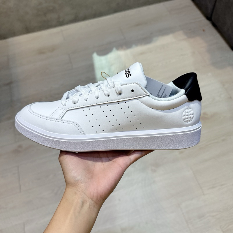 GIÀY ADIDAS NOVA COURT | TRẮNG GÓT ĐEN H06238