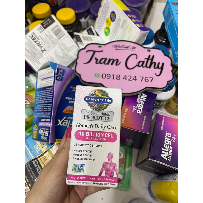 Viên Lợi Khuẩn Phụ Khoa Garden of Life, Dr. Formulated Probiotics, Once Daily Women's, 30 viên