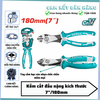 7inch / 180mm kìm kềm cắt đầu nặng total tht27716 chất liệu thép cr-v siêu cứng