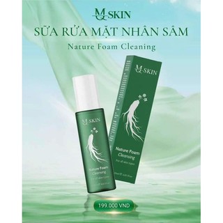 Sữa rửa mặt nhân sâm mqskin mẫu mới