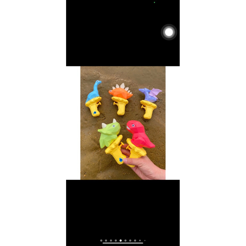 Đồ chơi súng nước hình khủng long độc tđáo nhiều màu tùy chọn cho bé vui chơi vận động