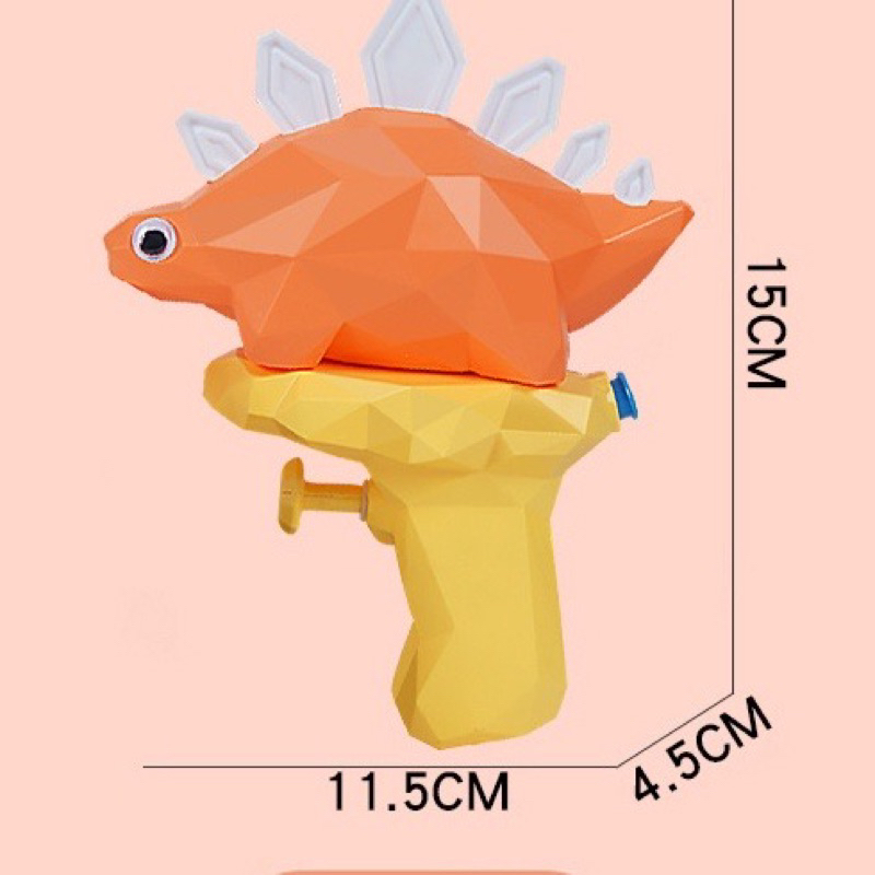 Đồ chơi súng nước hình khủng long độc tđáo nhiều màu tùy chọn cho bé vui chơi vận động