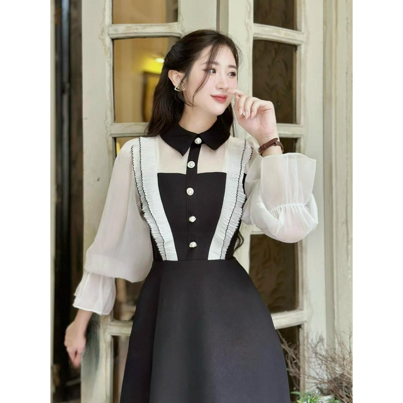 Bigsize 60-90kg váy kiểu phối siêu xinh